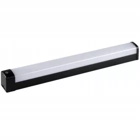   LED fali és mennyezeti lámpa fürdőszobai lámpatest kapcsolóval 23W 4000K IP44 100cm fekete KANLUX