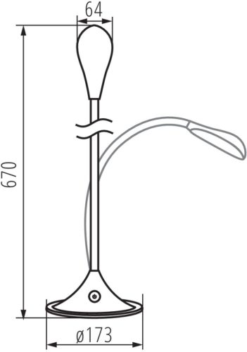 LED lámpa Franco fehér 6.5W 390lm 3000K meleg Kanlux