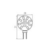 LED izzó G4 1.2W 140lm 4000K 12AC/DC semleges KANLUX