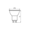 LED izzó K LED GU10 PAR16 6W 500lm 6500K Hideg KANLUX