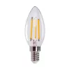 LED izzó E14 Edison C35 7W = 75W 1055lm 2700K Meleg, átlátszó XLED Filament Kanlux