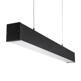   Függesztett mennyezeti lámpa, lineáris LED lámpatest T8 G13 18W 60cm, fekete, ALIN Kanlux