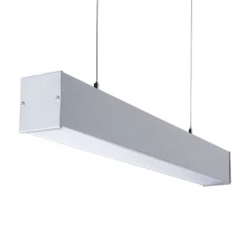   Függesztett mennyezeti lámpa, lineáris LED lámpatest, T8, G13, 18W, 60cm, ezüst, ALIN Kanlux
