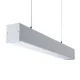 Függesztett mennyezeti lámpa, lineáris LED lámpatest, T8, G13, 18W, 60cm, ezüst, ALIN Kanlux