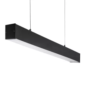   Függesztett mennyezeti lámpa, lineáris LED lámpatest, T8, G13, 36W, 120cm, fekete, ALIN Kanlux