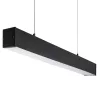 Függesztett mennyezeti lámpa, lineáris LED lámpatest T8 G13 58W 150cm fekete ALIN Kanlux