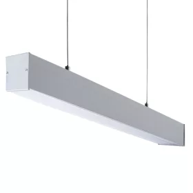   Függesztett mennyezeti lámpa, lineáris LED lámpatest, T8, G13, 58W, 150cm, ezüst, ALIN Kanlux