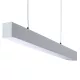Függesztett mennyezeti lámpa, lineáris LED lámpatest, T8, G13, 58W, 150cm, ezüst, ALIN Kanlux