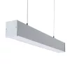 Függesztett mennyezeti lámpa, lineáris LED lámpatest, T8, G13, 18W, 60cm, ezüst, AL, Kanlux