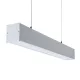 Függesztett mennyezeti lámpa, lineáris LED lámpatest, T8, G13, 18W, 60cm, ezüst, AL, Kanlux