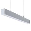 Függesztett mennyezeti lámpa, lineáris LED lámpatest, T8, G13, 58W, 150cm, ezüst, AL, Kanlux