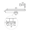 LED fürdőszobai tükörvilágítás ASTEN 8W 4000K 980lm 40cm KANLUX