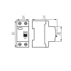 Áram-védőkapcsoló KRD6 2P 16A A 10mA Kanlux Ideal