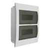 Tömített építési elosztószekrény 2x12 modulos IP40 DB212F süllyesztett Kanlux