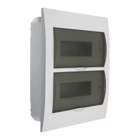   Tömített építési elosztószekrény 2x12 modulos IP40 DB212F süllyesztett Kanlux