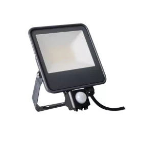   LED-es reflektor IQ-LED mozgásérzékelő 30W 3450lm 4000K IP65 fekete KANLUX