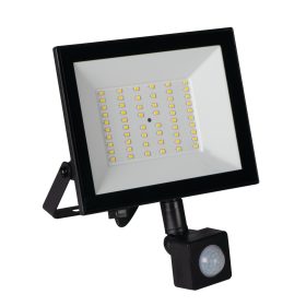   GRUN LED Floodlight mozgásérzékelő 50W 4500lm 4000K IP65 fekete KANLUX