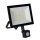 GRUN LED Floodlight mozgásérzékelő 50W 4500lm 4000K IP65 fekete KANLUX