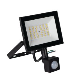   GRUN LED Floodlight mozgásérzékelő 30W 2650lm 4000K IP65 fekete KANLUX