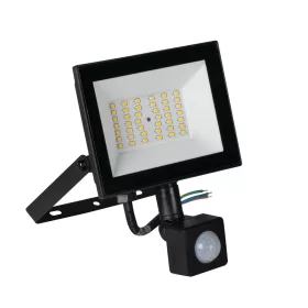   GRUN LED Floodlight mozgásérzékelő 30W 2650lm 4000K IP65 fekete KANLUX