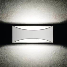   Kültéri lámpatest LED FALI LÁMPA BISO fehér 8W 375lm 840 semleges IP54 Kanlux