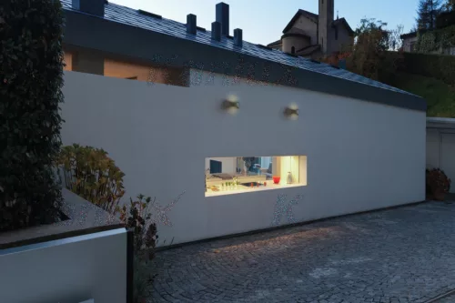 Kültéri lámpatest LED FALI LÁMPA BISO Graphite 8W 140lm 840 Semleges IP54 Kanlux