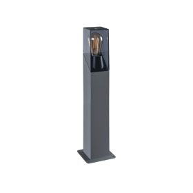   Kültéri kerti lámpaoszlop LAVEN E27 IP44 50cm Grafit KANLUX