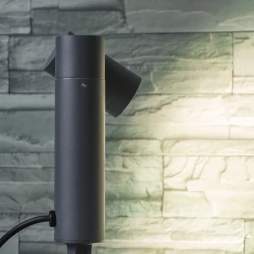 Kültéri dugaszolható kerti lámpa USTI GU10 IP54 40cm antracit KANLUX