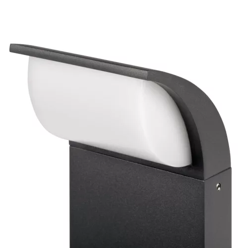 Kerti lámpa kültéri fali lámpa LED mozgásérzékelő ABETE 7W 4000K IP44 Grafit KANLUX