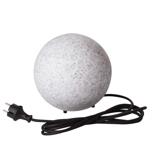 Kültéri kerti lámpa LED gömb alakú E27 IP65 földelt szürke STONO Kanlux