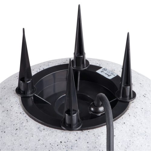 Kültéri kerti lámpa LED gömb alakú E27 IP65 földelt szürke STONO Kanlux