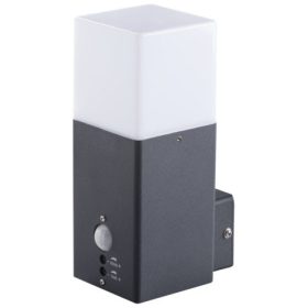   Kültéri lámpa kerti lámpa FALI LÁMPA VADRA E27 IP44 Kanlux mozgásérzékelő