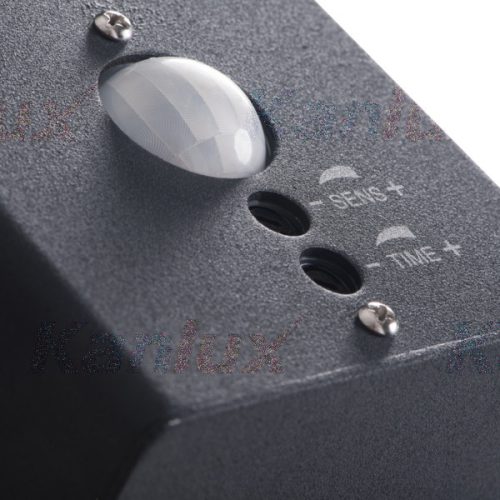 Kültéri lámpa kerti lámpa FALI LÁMPA VADRA E27 IP44 Kanlux mozgásérzékelő