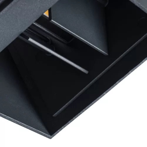 LED emelőlámpa REKA Graphite FEL ÉS LE 7W 360lm 840 Semleges IP54 Kanlux