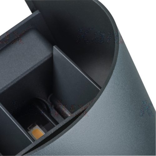 LED emelőlámpa REKA Graphite FEL ÉS LE 7W 380lm 4000K Semleges IP54 Kanlux