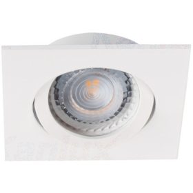   Négyzet alakú süllyesztett halogén mennyezeti lámpatest DALLA MR16 Gx5.3 fehér Kanlux