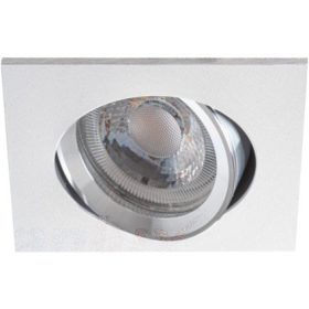   Négyszögletes mozgatható halogén mennyezeti lámpatest RADAN MR16 alumínium Kanlux