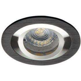   Halogén süllyesztett mennyezeti lámpatest SEIDY MR16 Gx5.3 fekete eloxált Kanlux