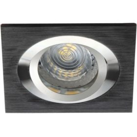   Szögletes süllyesztett halogén mennyezeti lámpatest SEIDY MR16 Gx5.3 fekete Kanlux