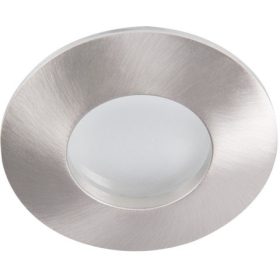   Zárt halogén fürdőszobai mennyezeti lámpatest QULES GU10, matt króm Kanlux