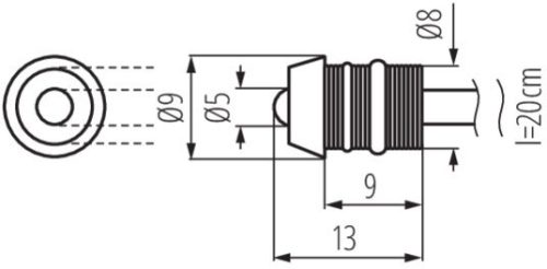 OYO LED spotlámpa kiemelő 5 db 6000-8000K IP68 Kanlux
