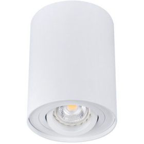   Felületre szerelt halogén mozgatható SPOT kerek lámpatest BORD GU10 matt fehér IP20 Kanlux