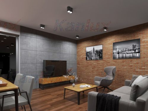 Felületre szerelhető halogén mozgatható SPOT kerek lámpatest BORD 2xGU10 matt fekete IP20 Kanlux