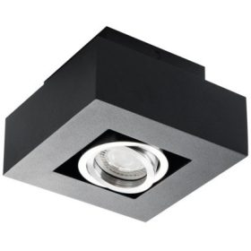   Felületre szerelt halogén SPOT mozgatható fekete GU10 STOBI DLP Kanlux lampatest