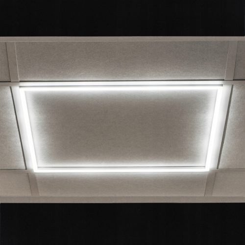Avar LED Panel Világítókeret + Tápegység 4000K 40W Négyzet Fehér KANLUX