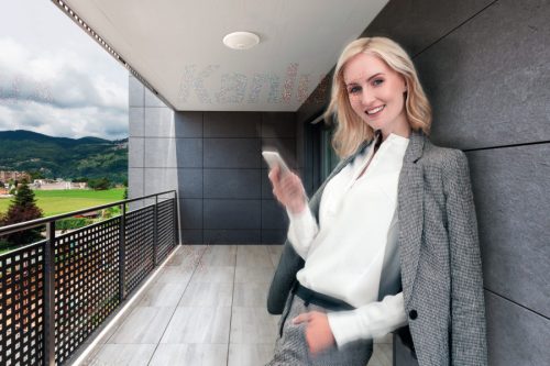 Mennyezeti lámpatest FOGLER LED 14W 800lm 4000K semleges Kanlux mozgásérzékelő