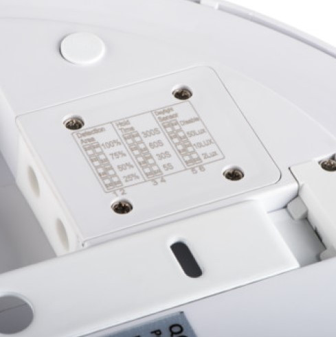 Mennyezeti lámpa LED ORTE mikrohullámú mozgásérzékelő 24W 2200lm 4000K IP54 kerek fehér KANLUX