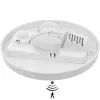 LED mennyezeti lámpa Pires E27 IP44 28cm mozgásérzékelő fehér KANLUX