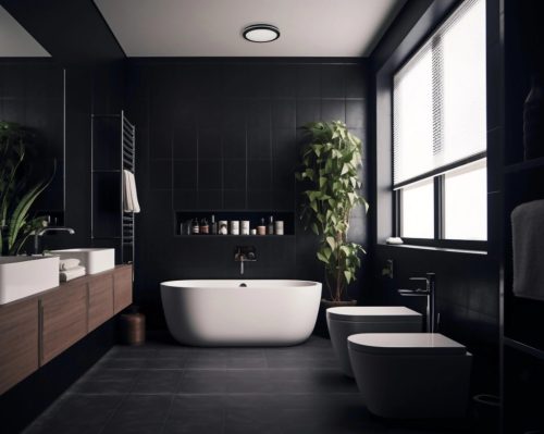 Mennyezeti Led Mennyezeti lámpa Falra szerelhető CCT IP65 12W Fekete Kanlux