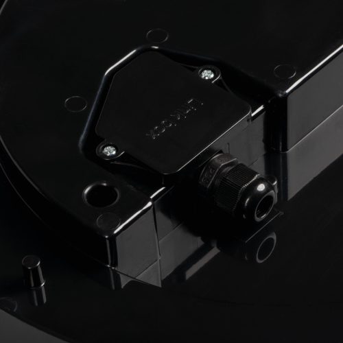 Mennyezeti lámpa LED TURA 24W 1800lm 4000K IP65 Fekete Kerek KANLUX